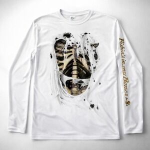 NWT Rattlin Jack Fishing Coastal Performance Activewear Shirt UPF 50-L